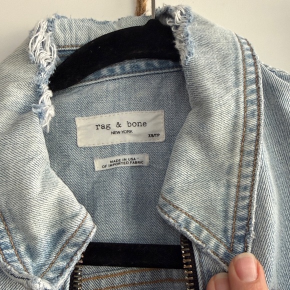 Rag & Bone size XS oversized Mandy Jean jacket - Picture 5 of 6
